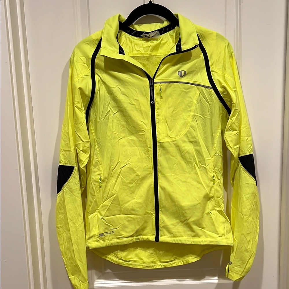 Pearl Izumi Women’s Neon Yellow Convertible Cycling Jacket